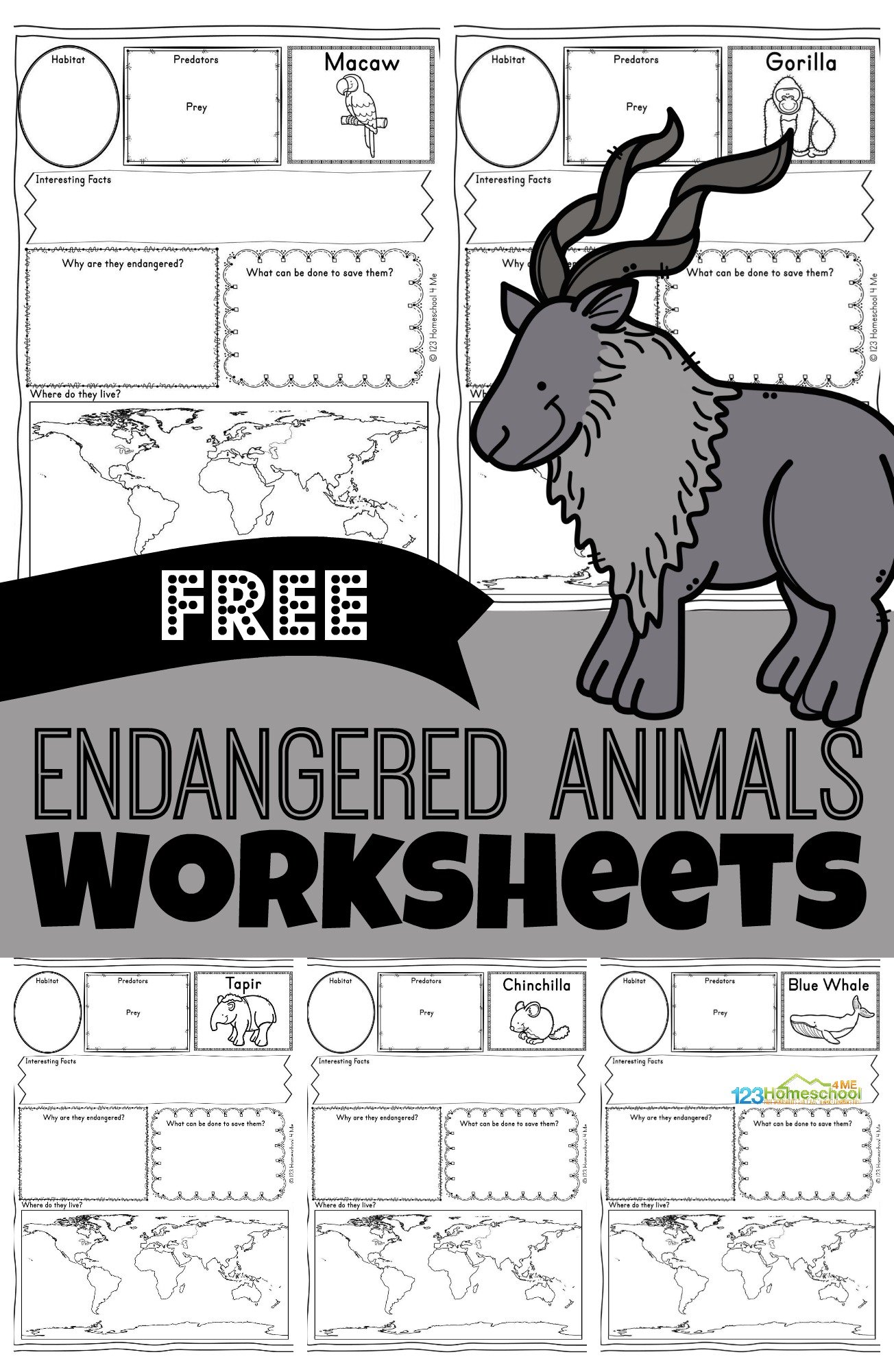 35 Endangered Animal Coloring Pages 40