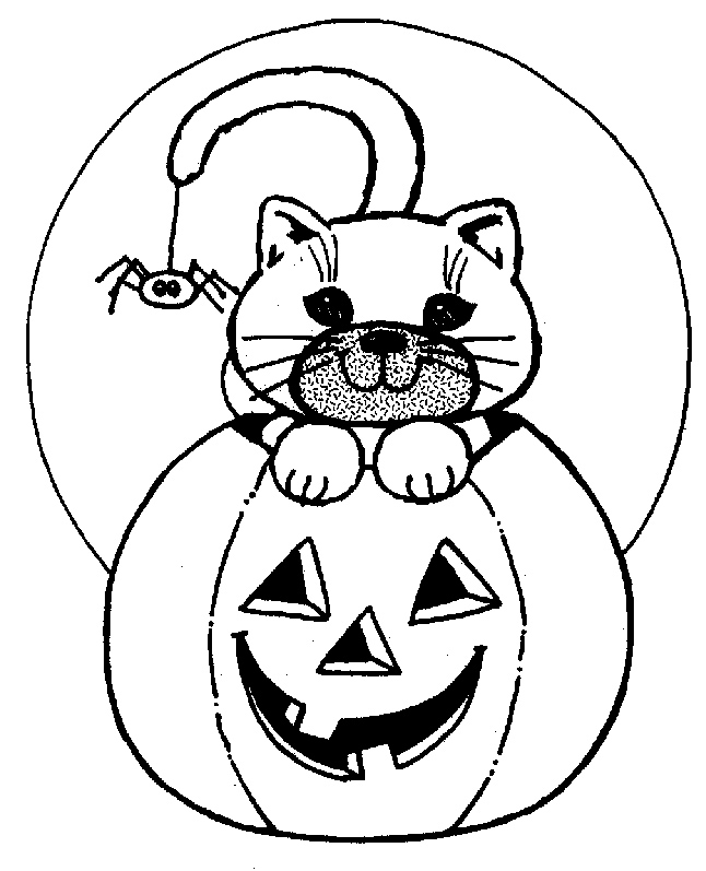 35 Scary Cat Coloring Pages 34