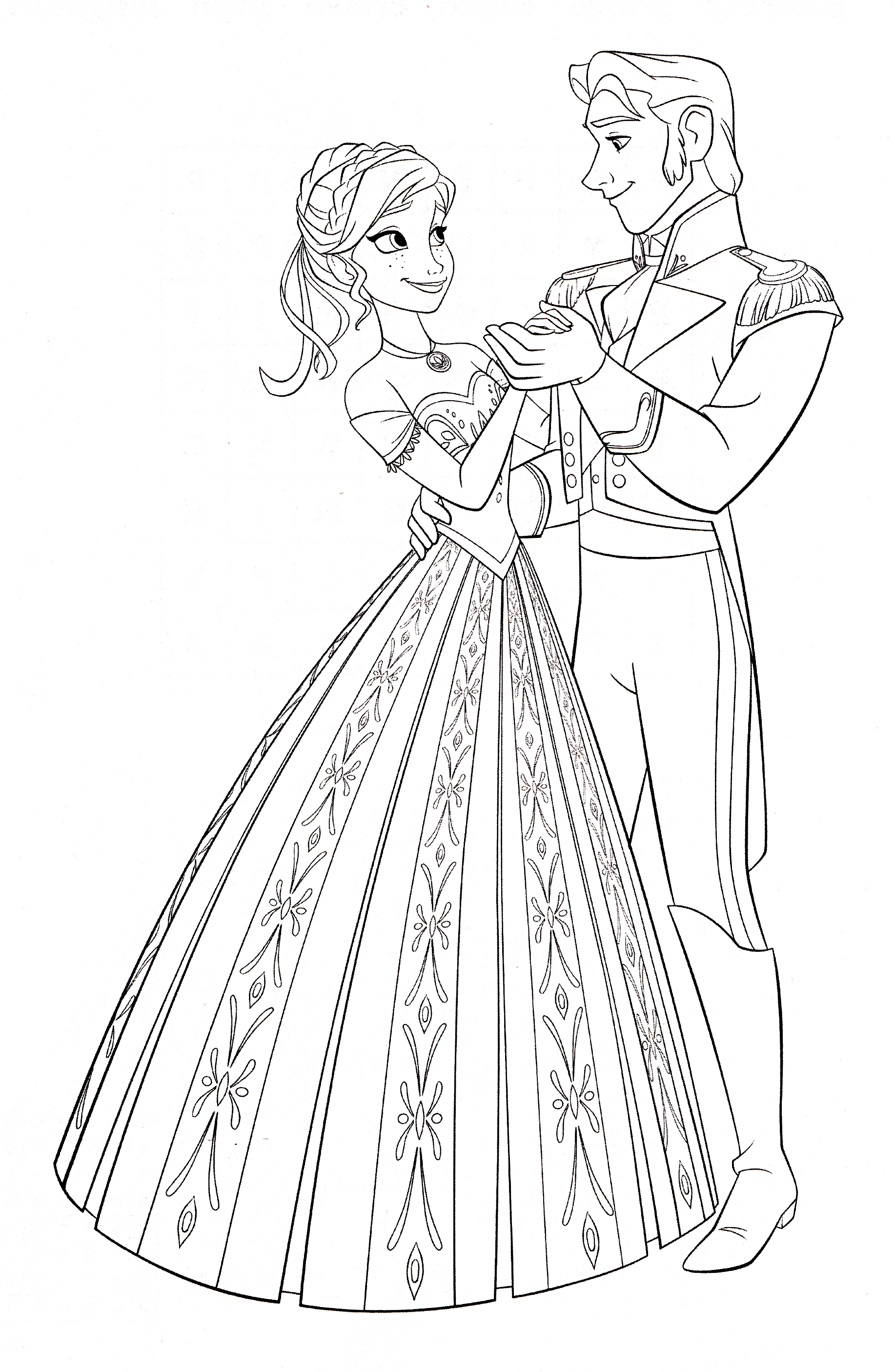 55 Printable Disney Coloring Pages Anna 39