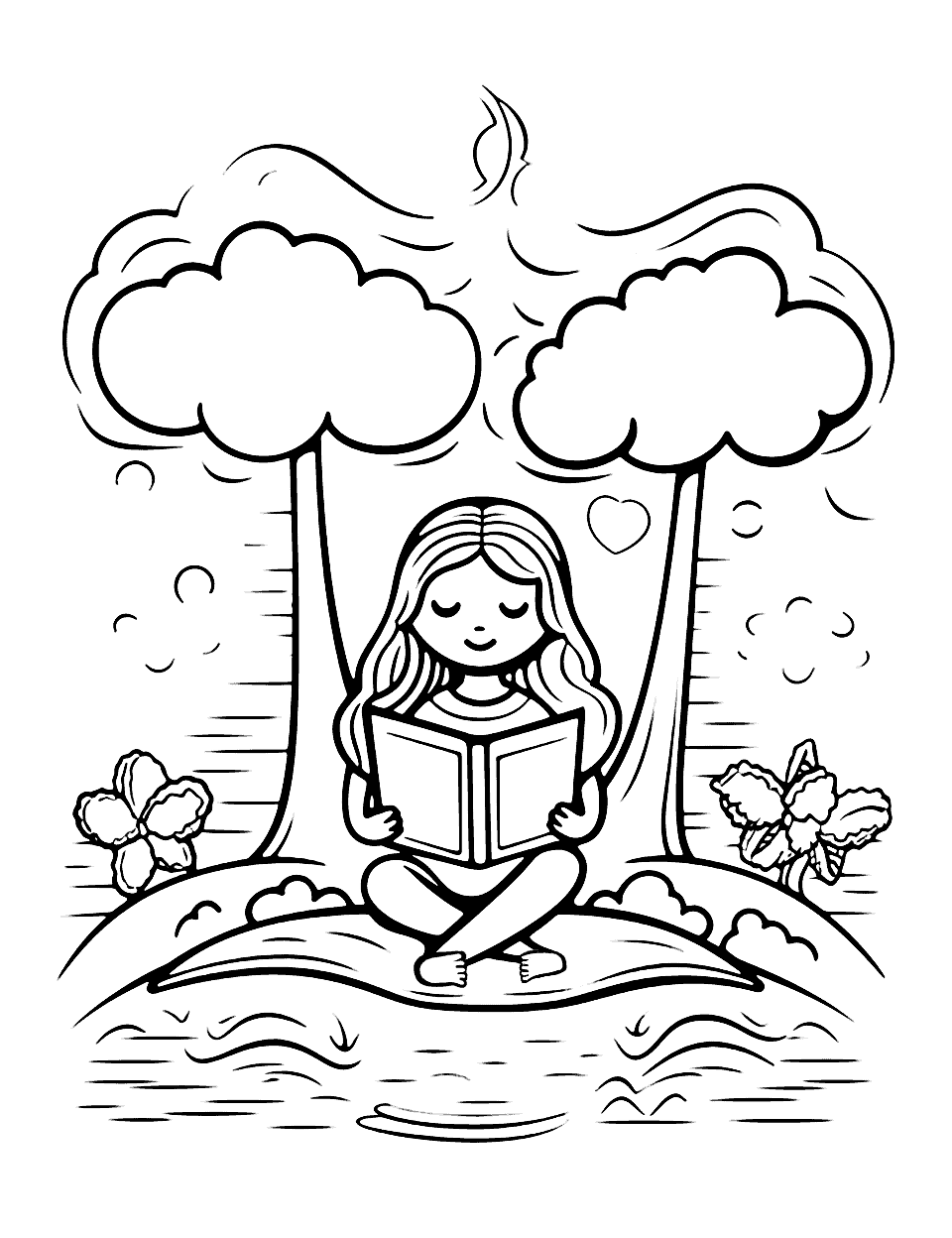 55 Summer Reading Coloring Pages 44