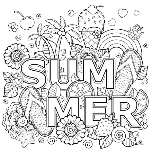 55 Summer Reading Coloring Pages 59