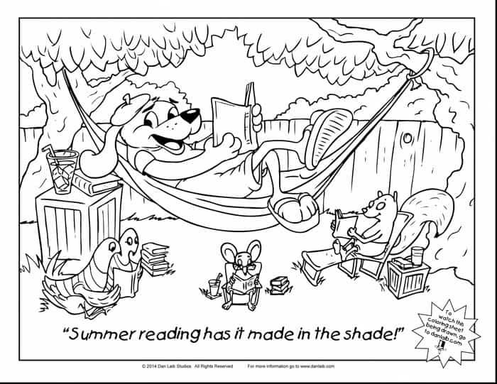 55 Summer Reading Coloring Pages 66