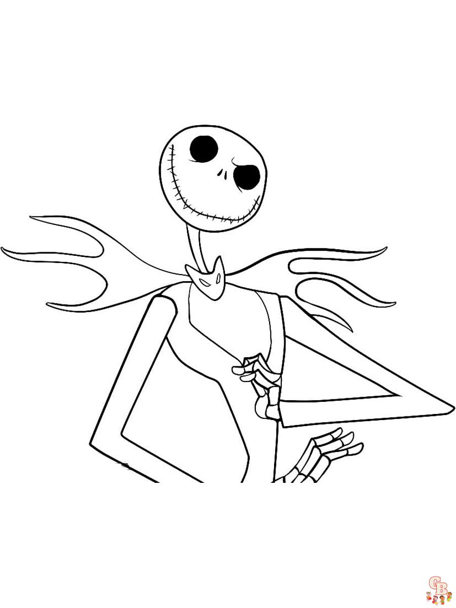 80 Printable Disney Coloring Pages Nightmare Before Christmas 64