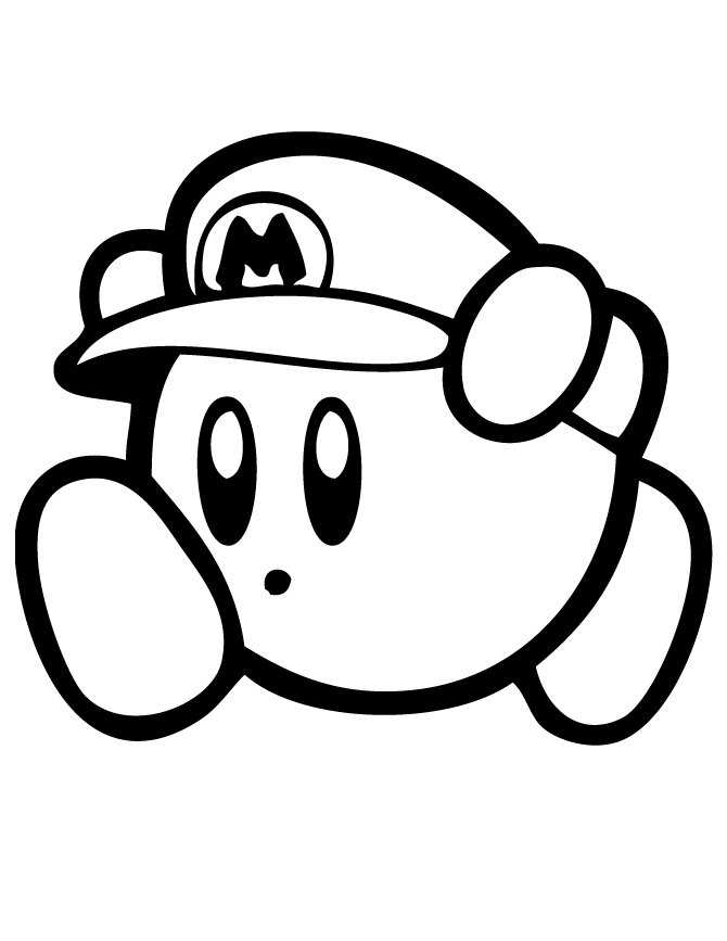 90 Coloring Pages Aesthetic Kirby 86