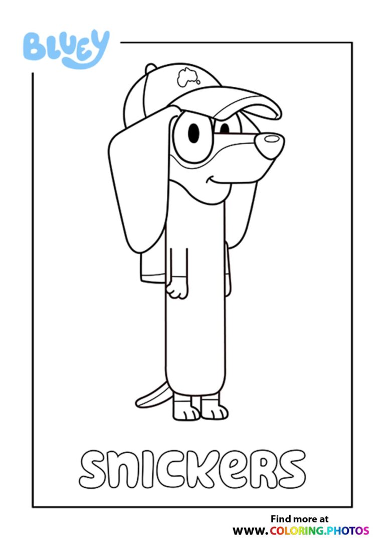 90 Printable Bluey Coloring Pages For Kids 43