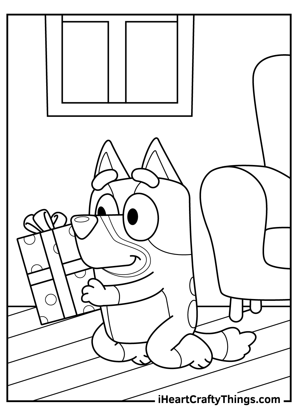 90 Printable Bluey Coloring Pages For Kids 6