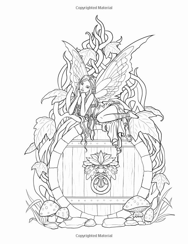 90 Printable Fairy Garden Coloring Pages 53