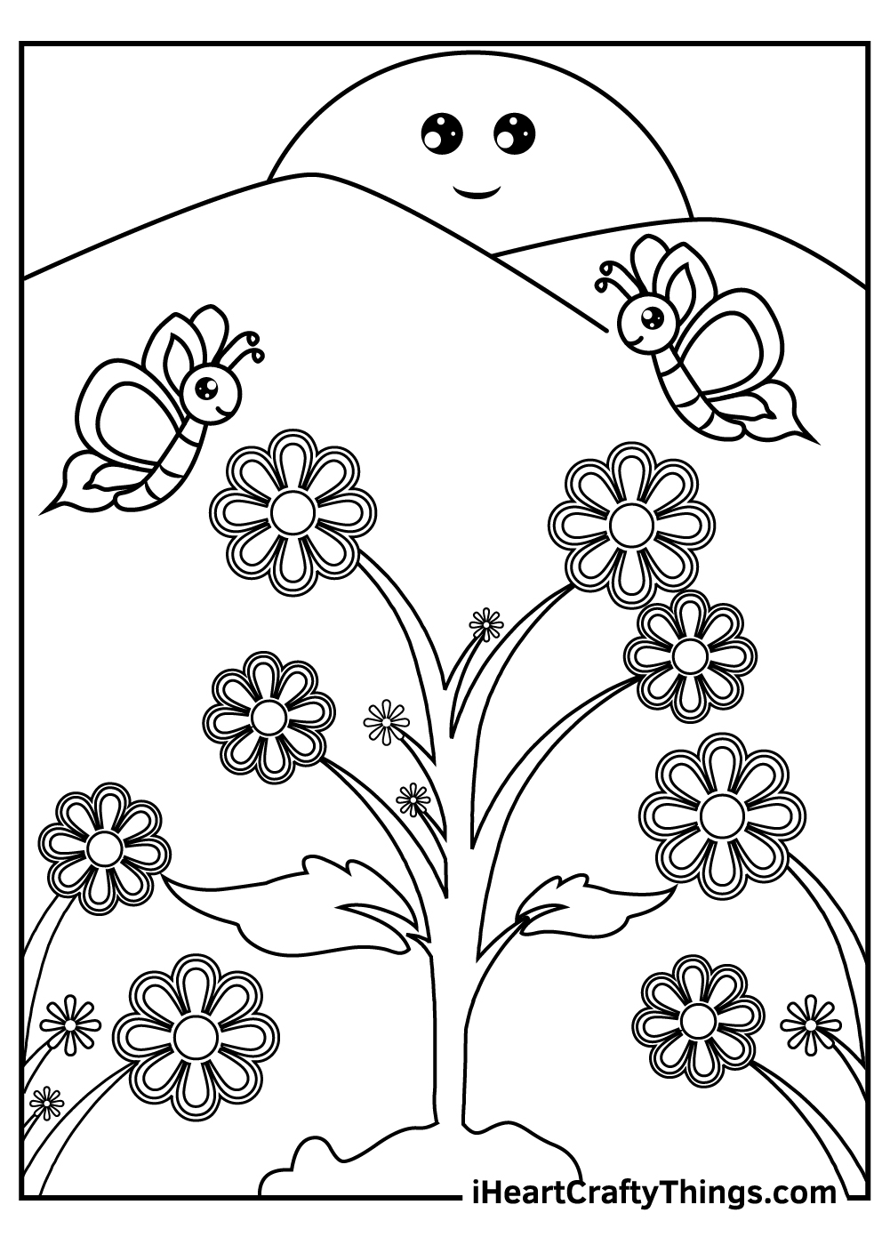 90 Printable Garden Party Coloring Pages 15