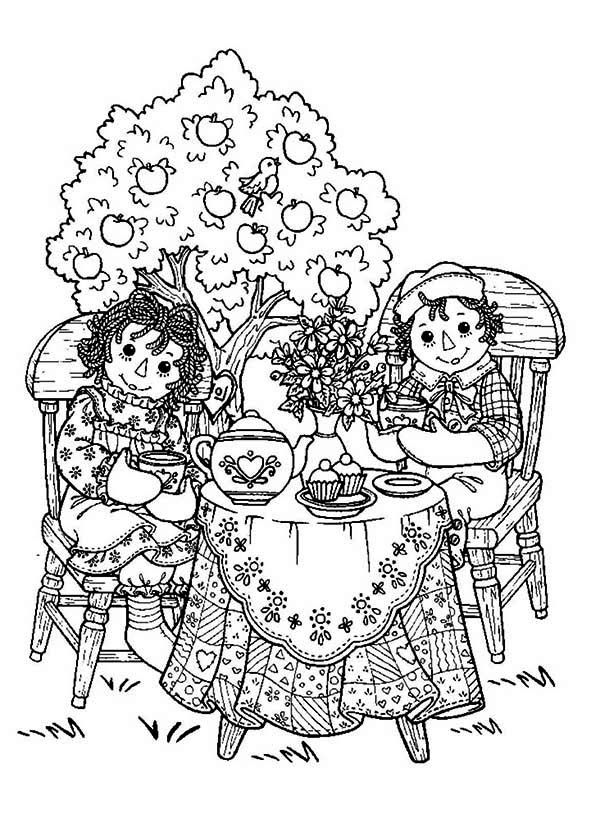90 Printable Garden Party Coloring Pages 71