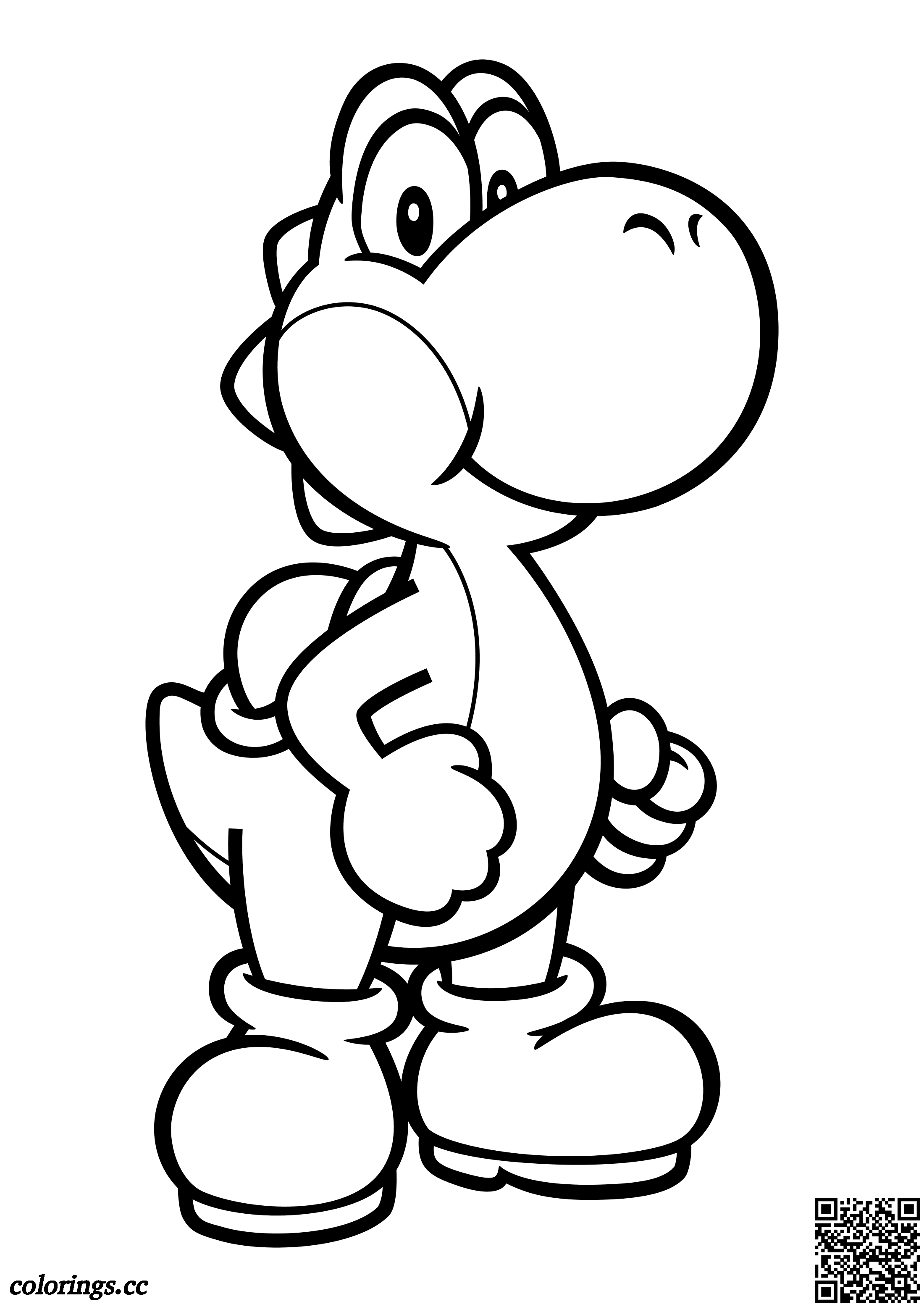 90 Printable Mario And Yoshi Coloring Pages 1