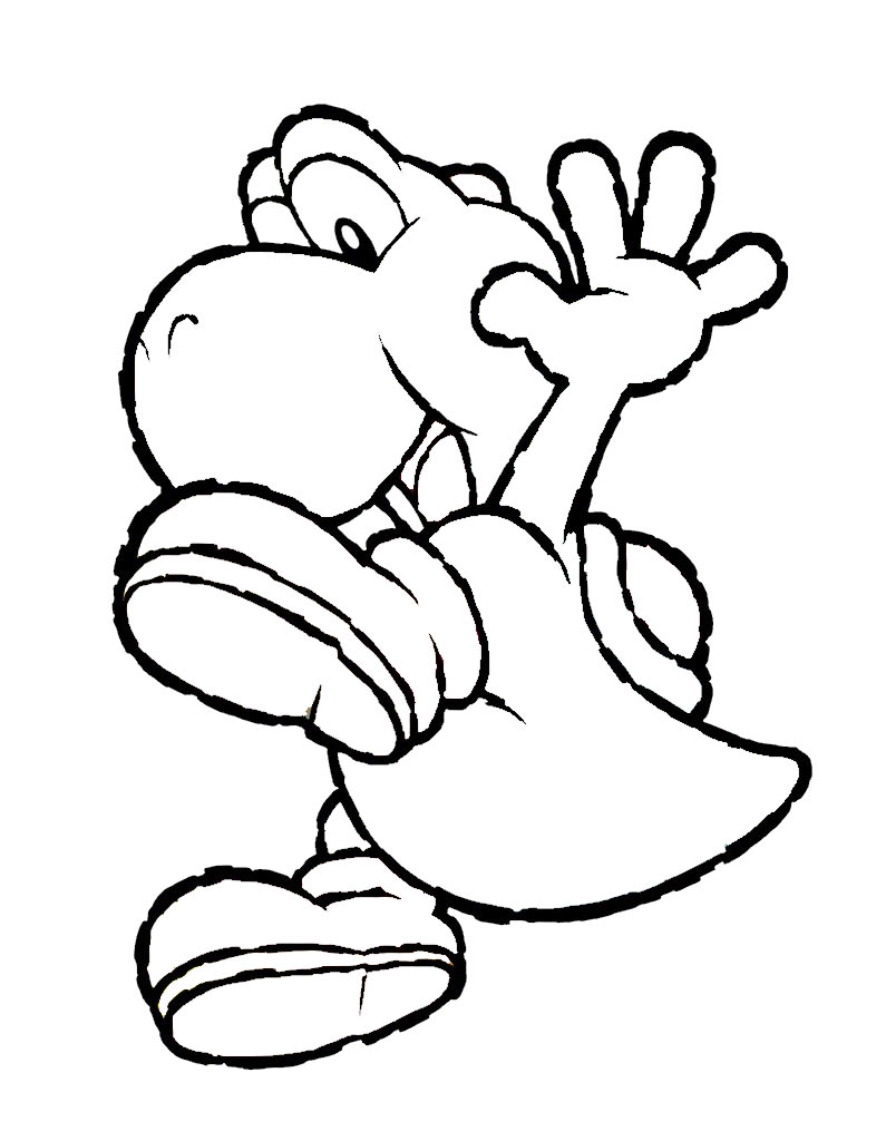 90 Printable Mario And Yoshi Coloring Pages 67