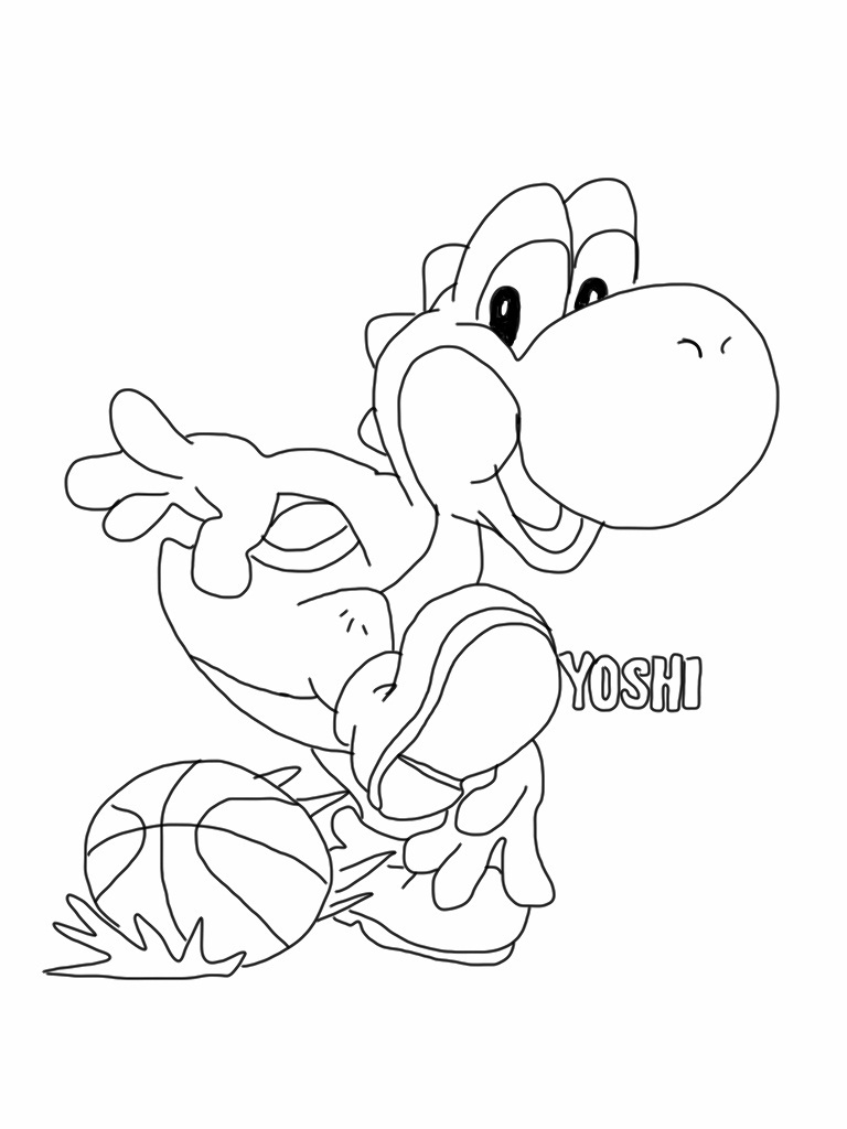 90 Printable Mario And Yoshi Coloring Pages 70