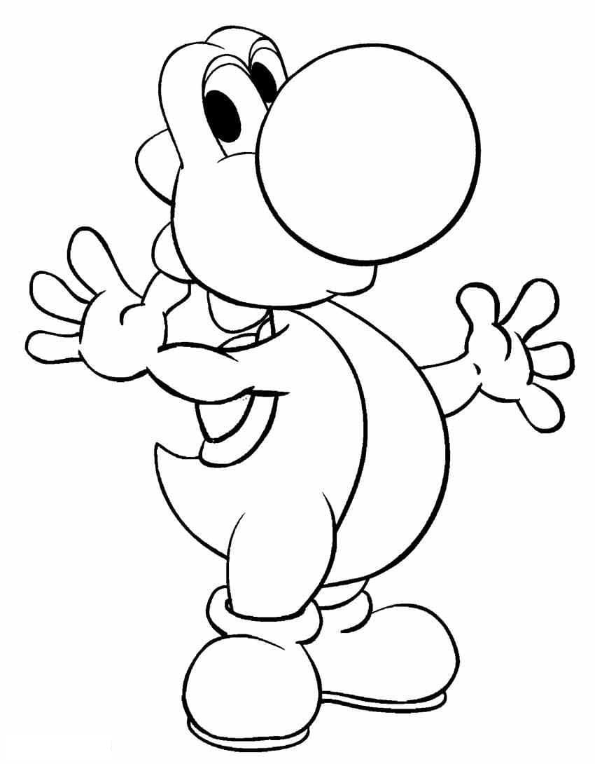 90 Printable Mario And Yoshi Coloring Pages 96