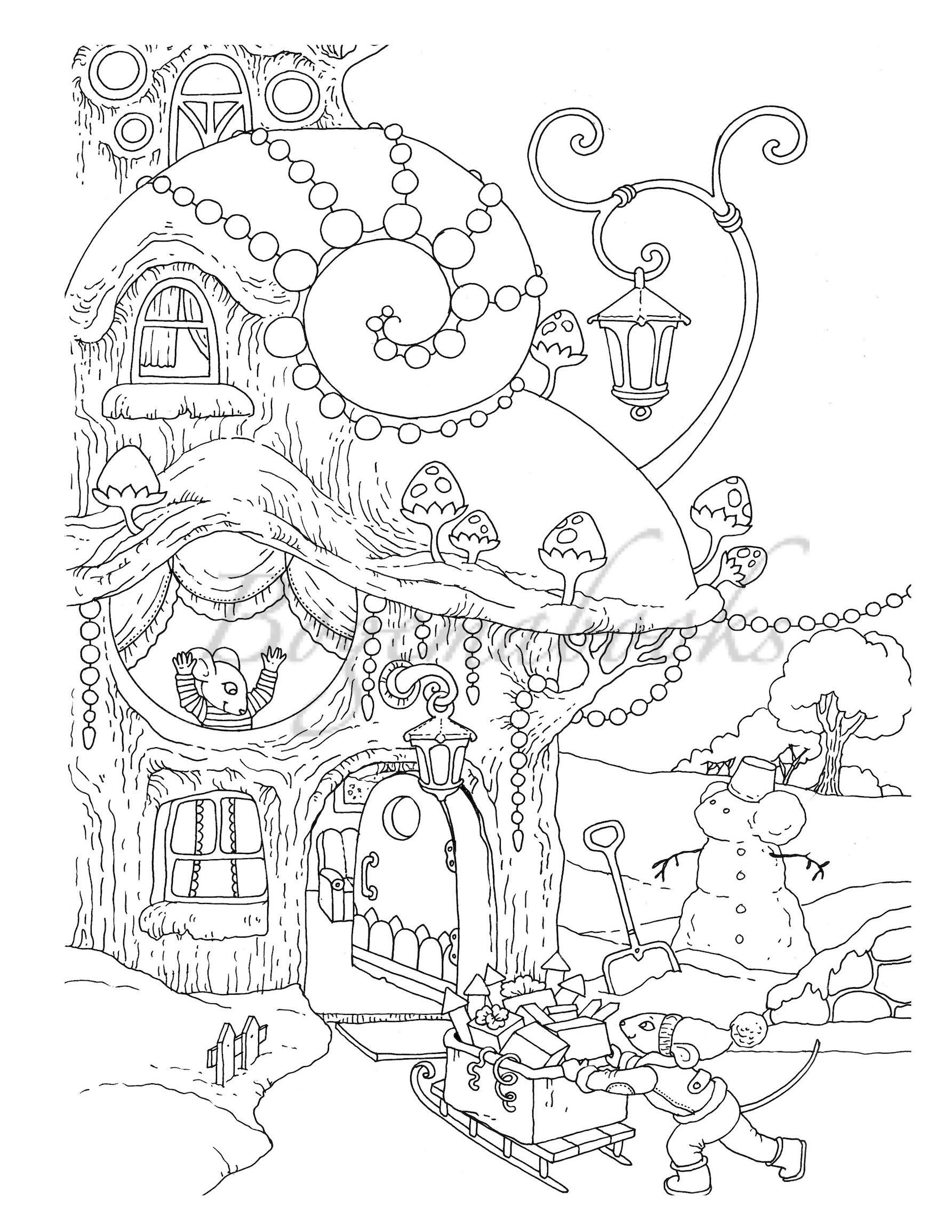 90 Printable Seaside Town Coloring Pages 11