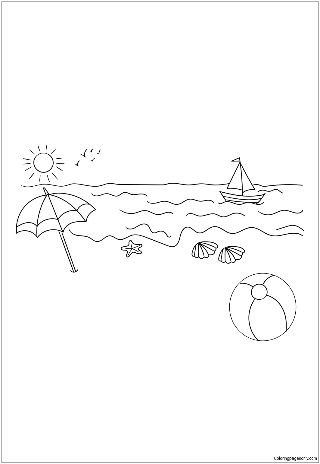 90 Printable Seaside Town Coloring Pages 24
