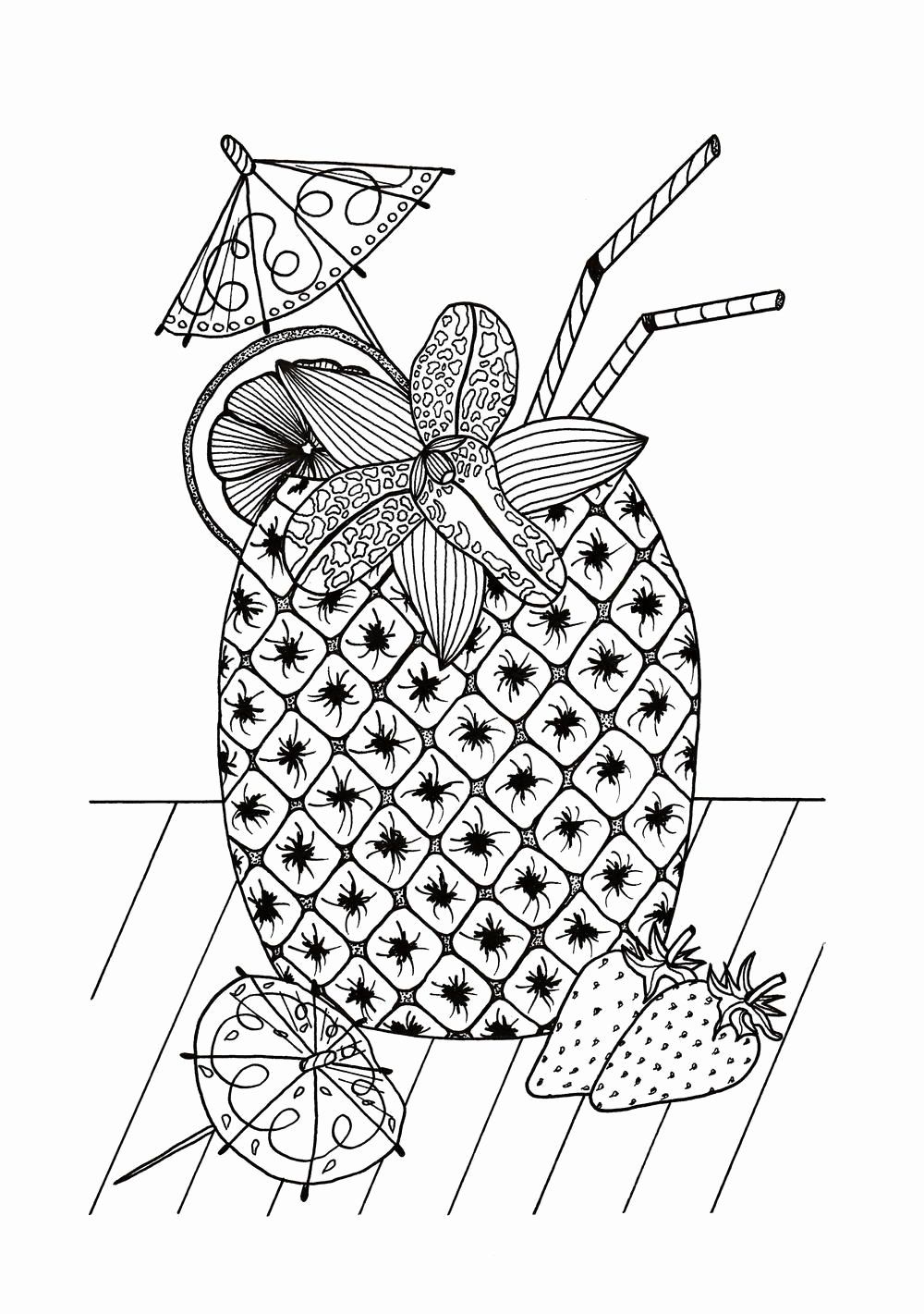 90 Printable Summer Coloring Pages For Teens 88