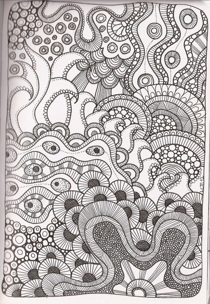 90 Zentangle Mandala Coloring Pages 43