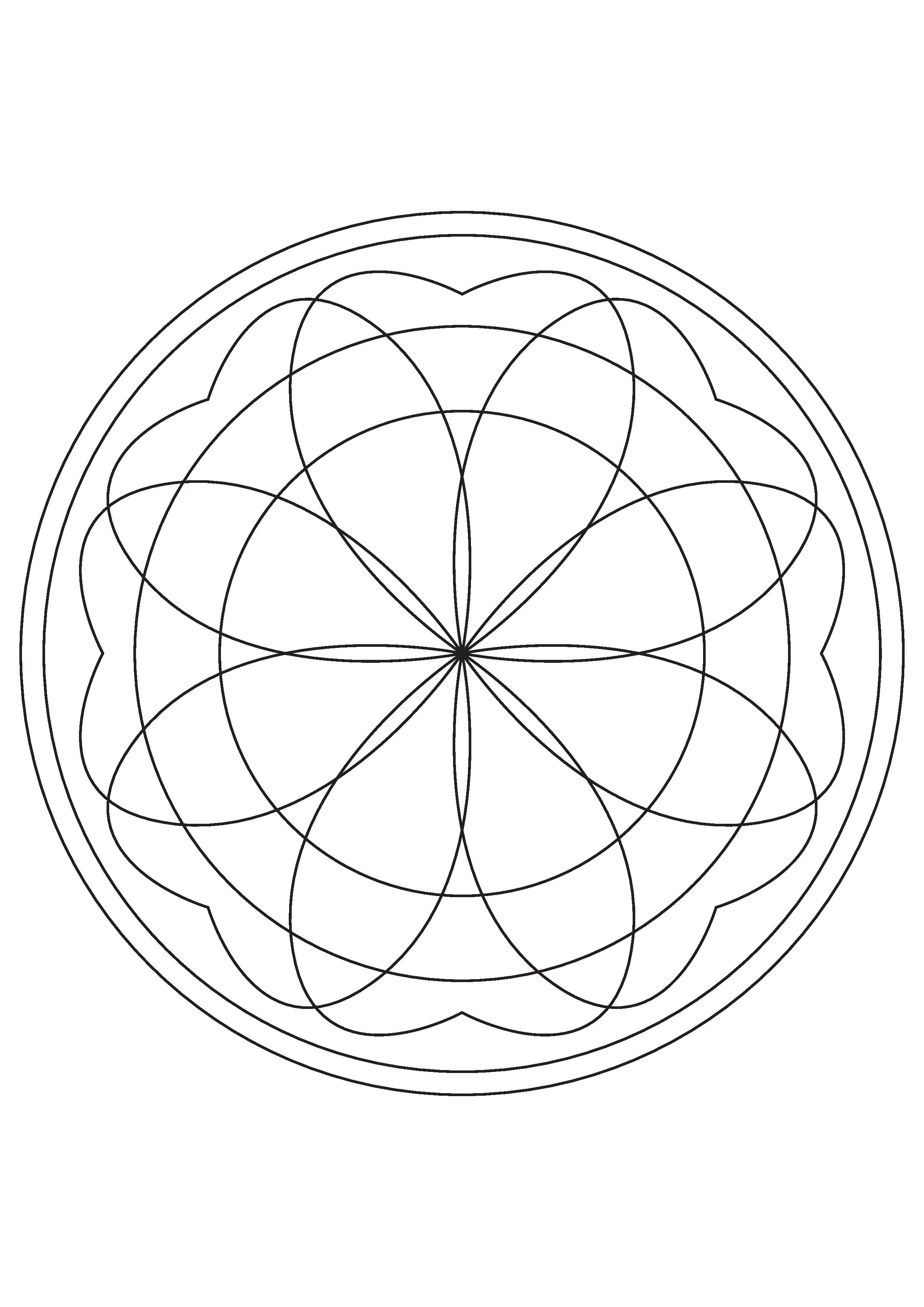 90 Zentangle Mandala Coloring Pages 55