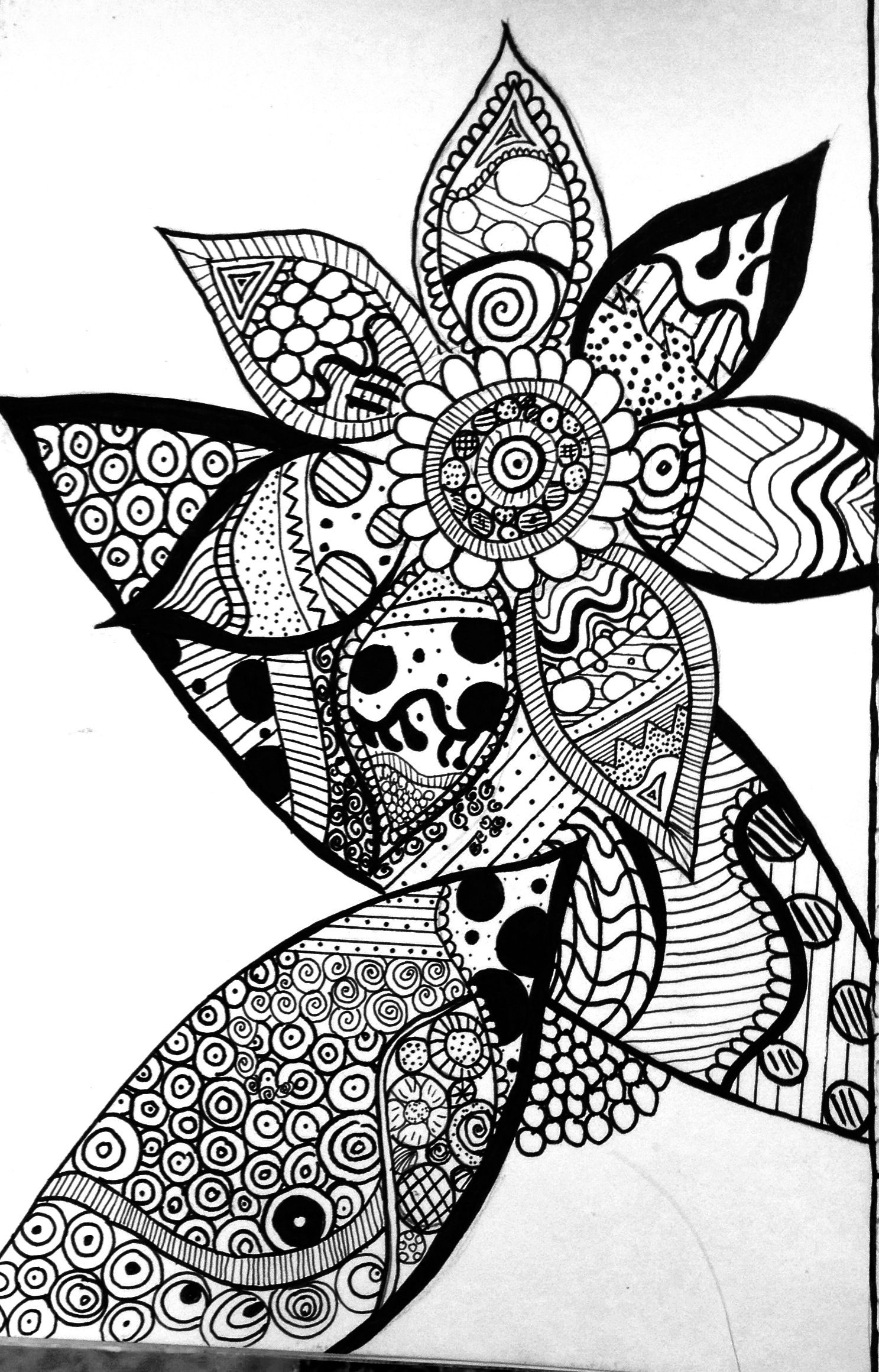 90 Zentangle Mandala Coloring Pages 91