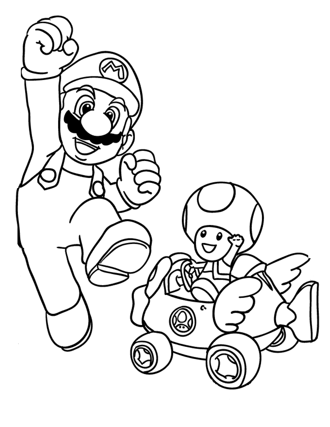 60 Mario Free Printables Coloring Pages 17