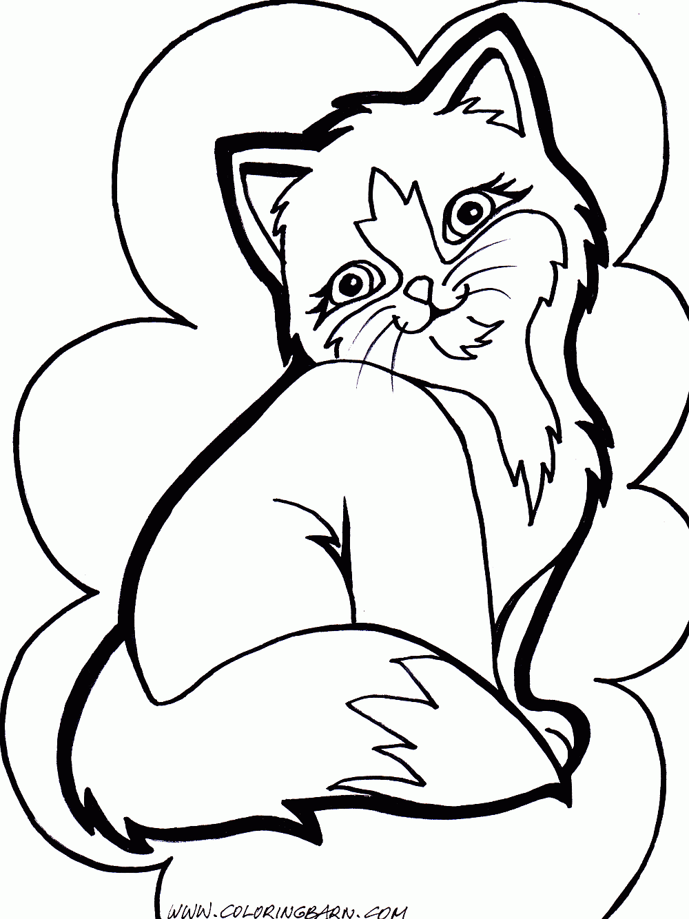 60 Printable Cat Coloring Pages Funny 44