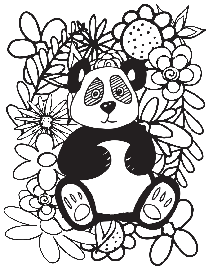Get 85 Panda Coloring Pages Free Printable Ideas 6