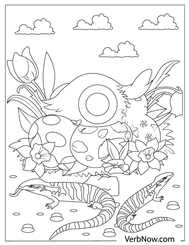 Get 85 Printable Lizard Coloring Pages Ideas 36
