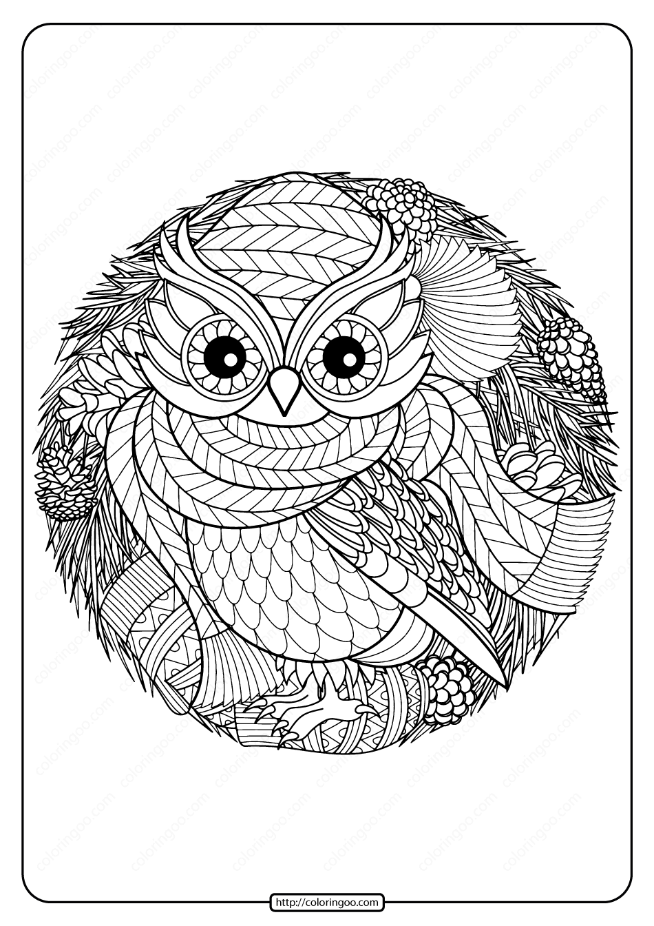 Get 85 Snowy Owl Coloring Page Ideas 58