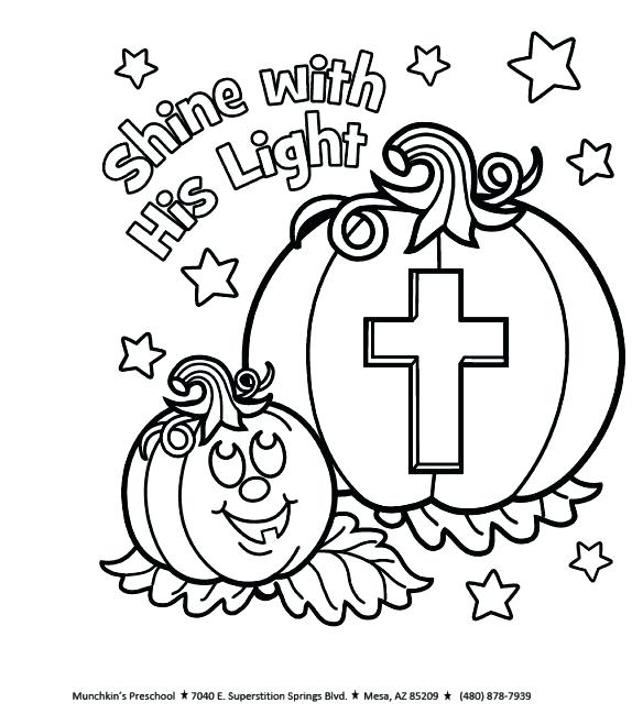 50 Printable Fall Religious Coloring Pages 34