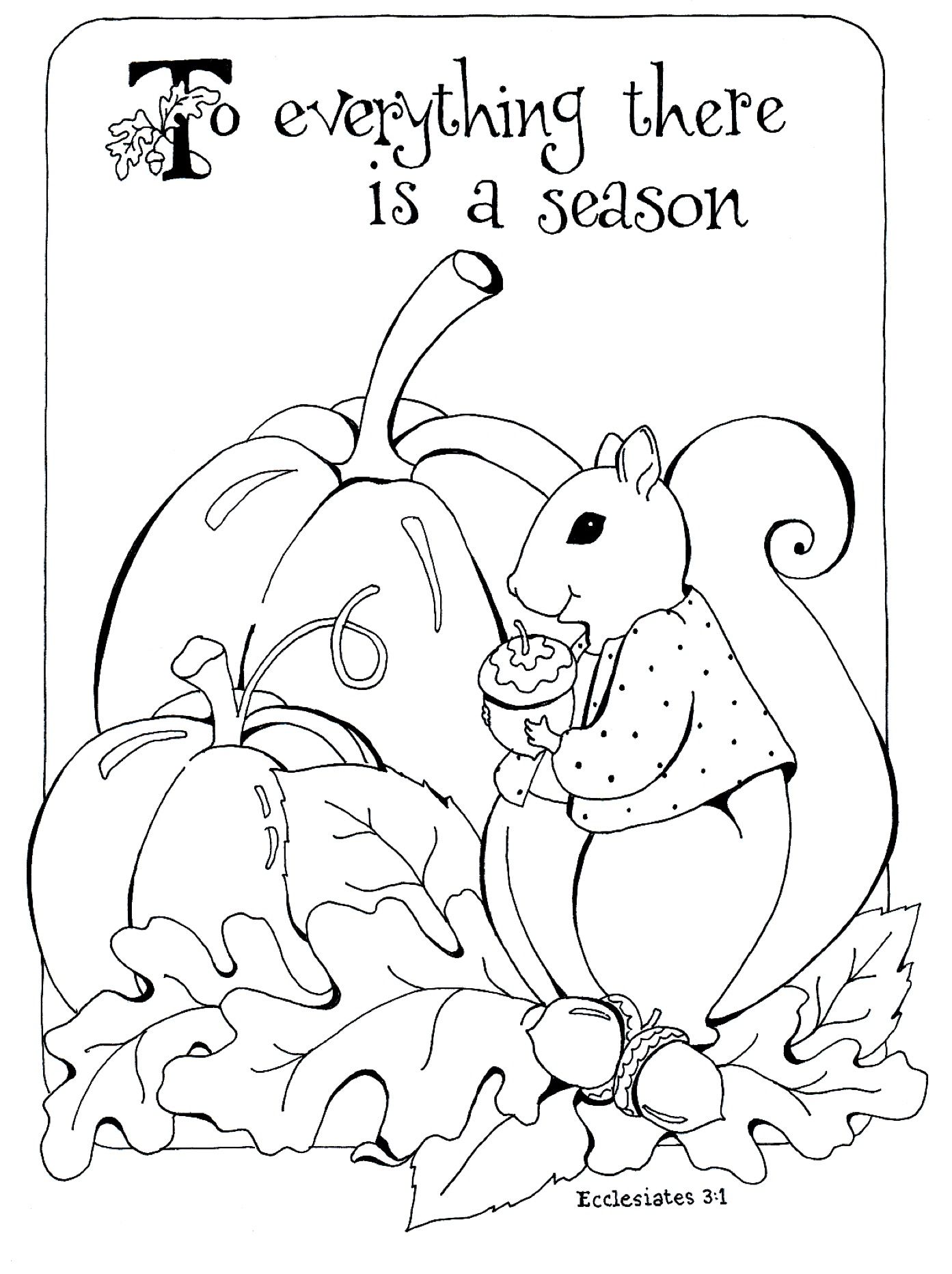 50 Printable Fall Religious Coloring Pages 57