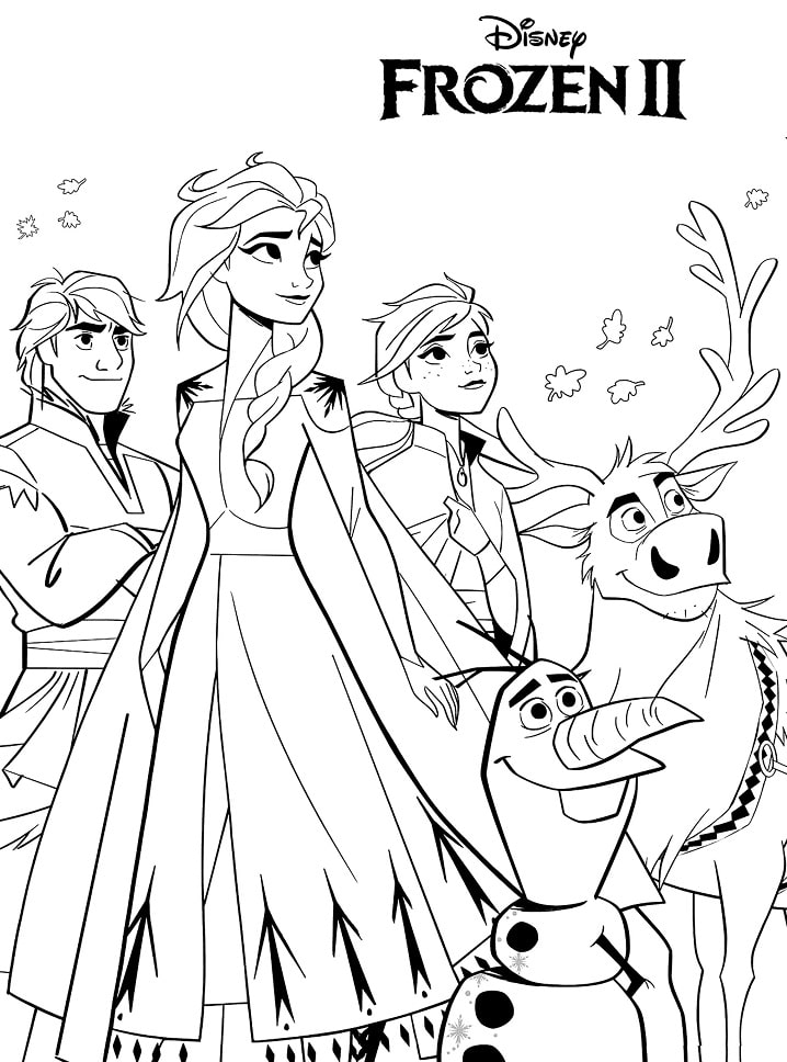 55 Printable Disney Coloring Pages Anna 15