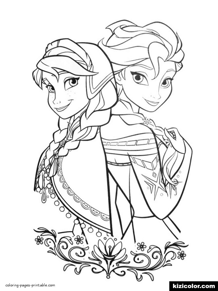 55 Printable Disney Coloring Pages Anna 17