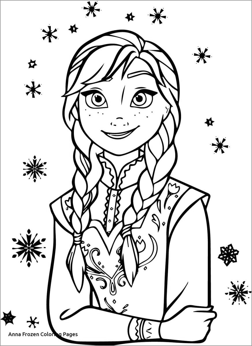 55 Printable Disney Coloring Pages Anna 18