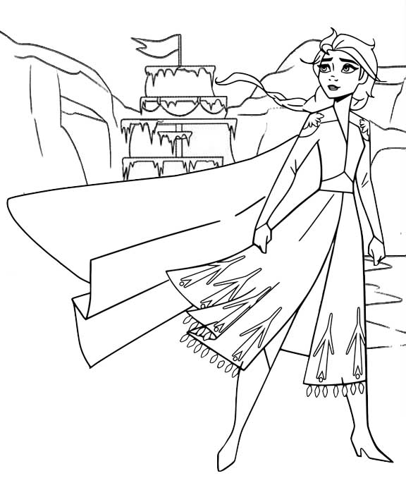 55 Printable Disney Coloring Pages Anna 21