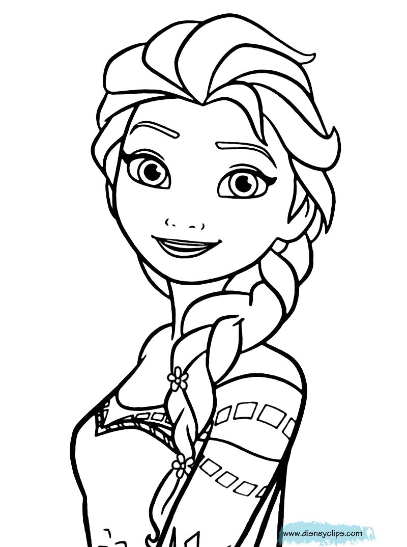 55 Printable Disney Coloring Pages Anna 31