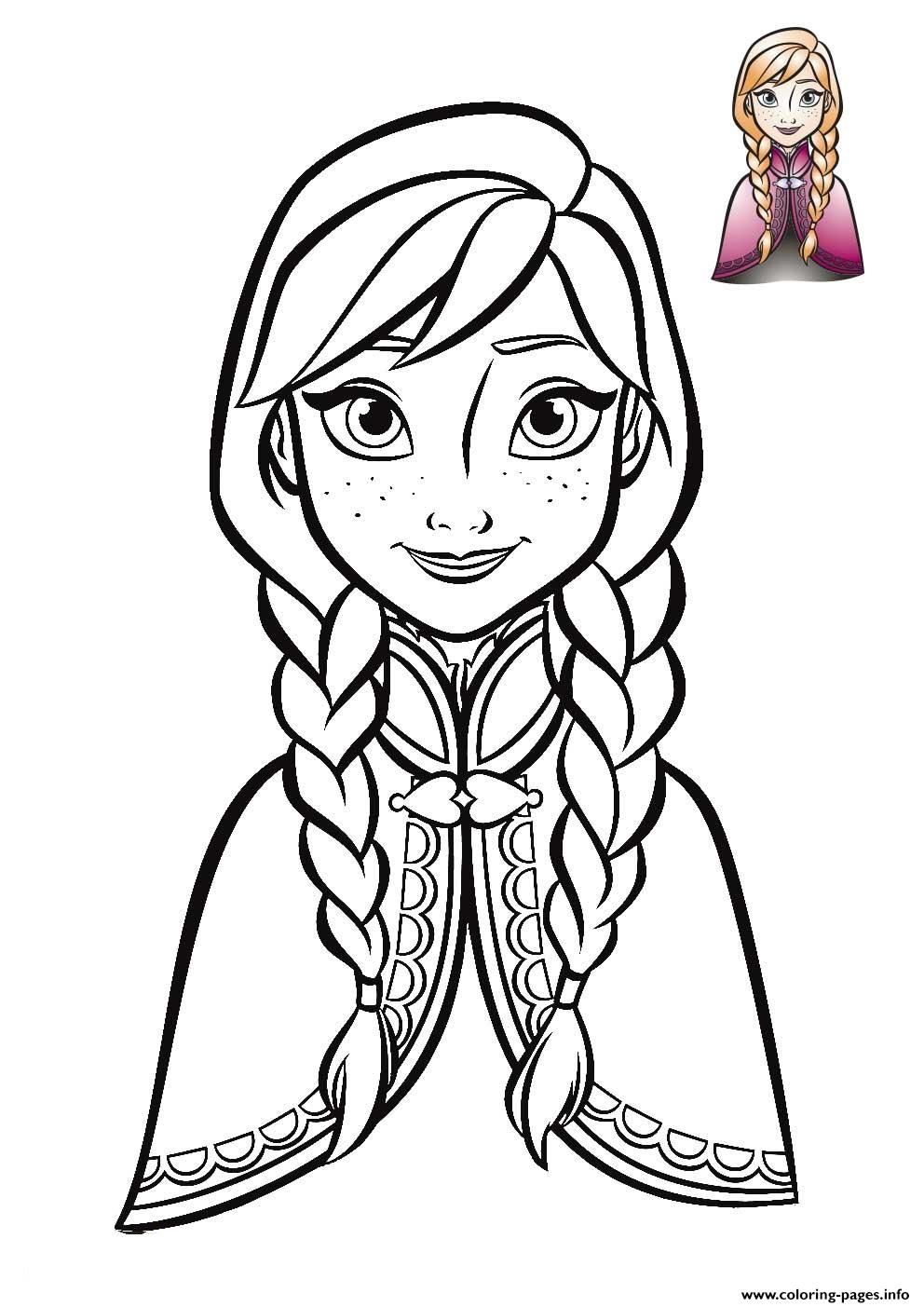 55 Printable Disney Coloring Pages Anna 4