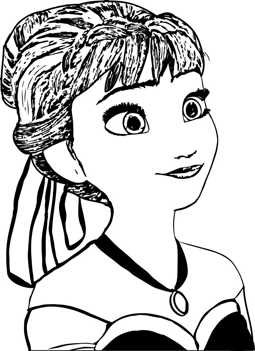 55 Printable Disney Coloring Pages Anna 48