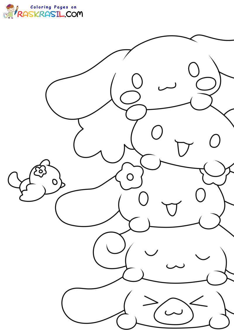 80 Printable Cinnamoroll Girl Coloring Pages 20