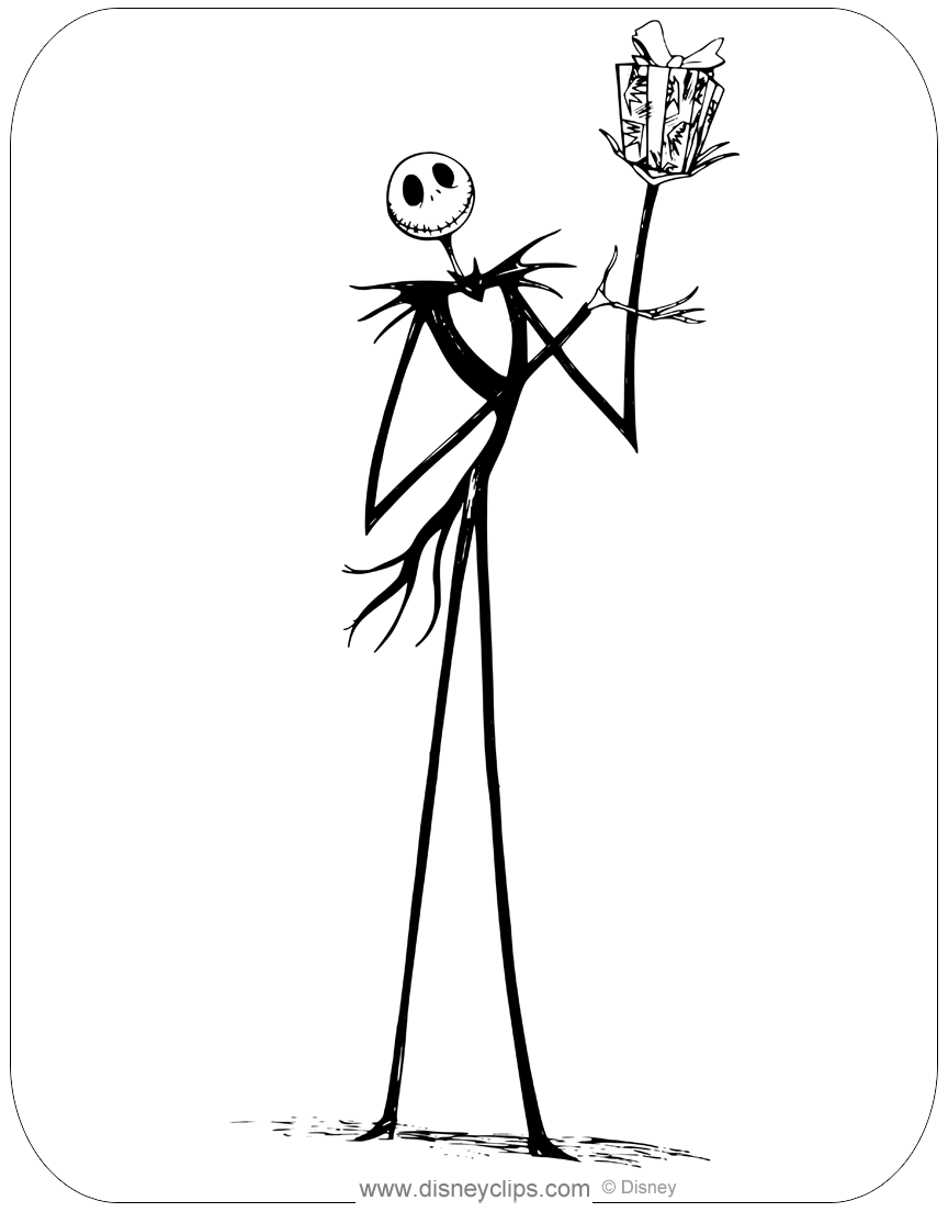 80 Printable Disney Coloring Pages Nightmare Before Christmas 60