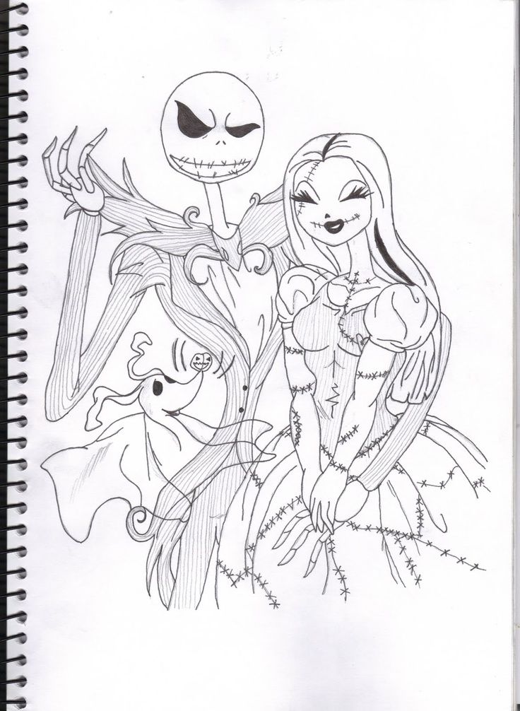 80 Printable Disney Coloring Pages Nightmare Before Christmas 77