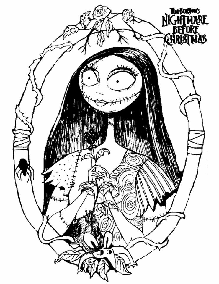 80 Printable Disney Coloring Pages Nightmare Before Christmas 80