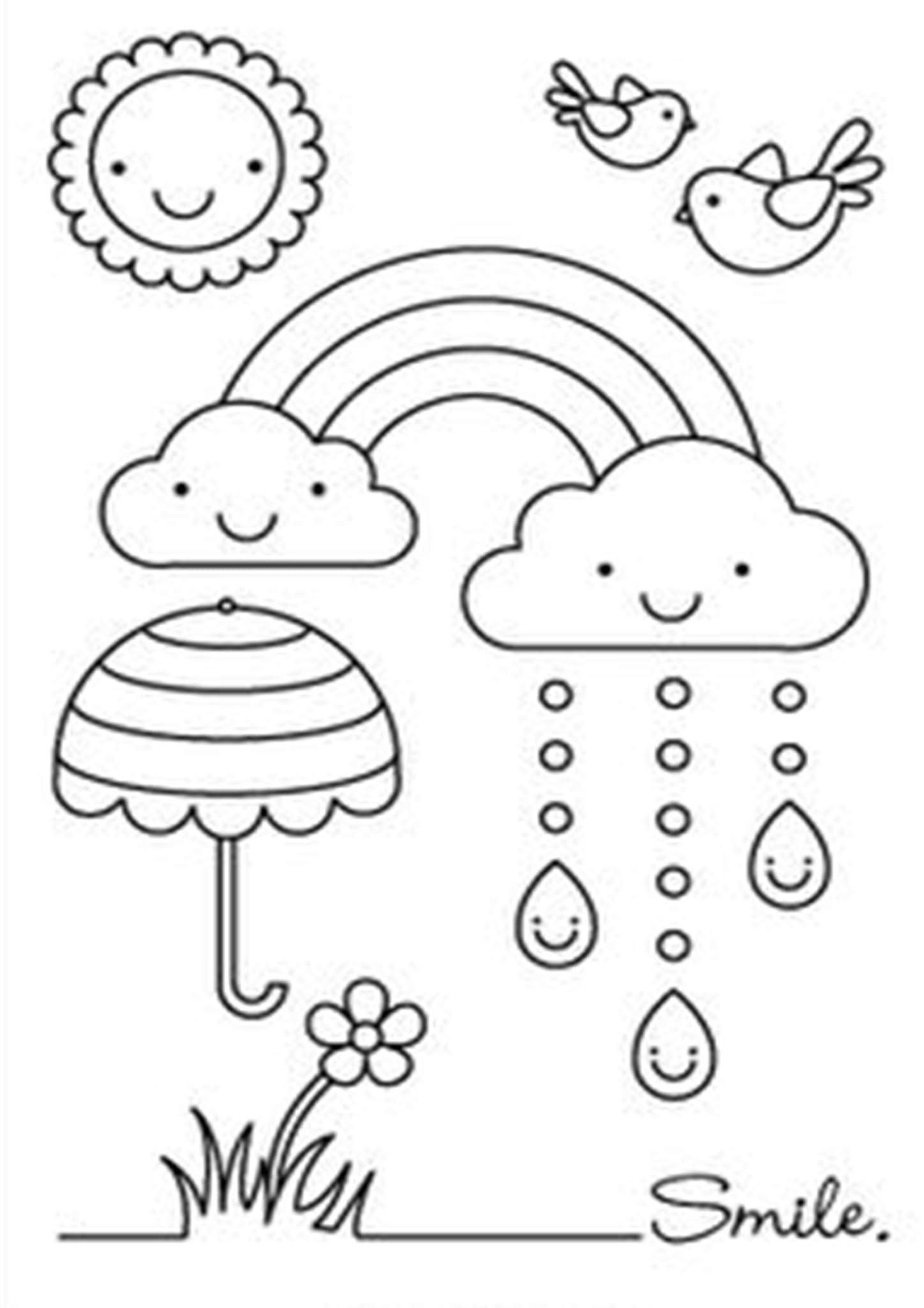 80 Printable Eat The Rainbow Coloring Pages 13