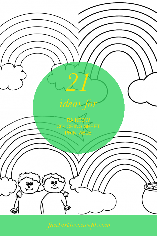 80 Printable Eat The Rainbow Coloring Pages 65