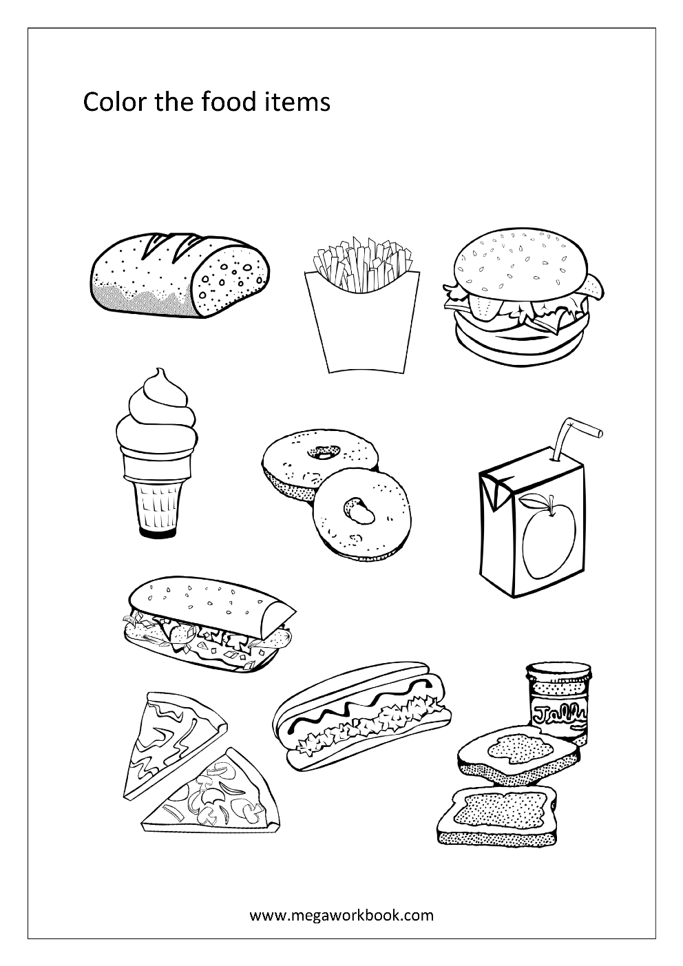 80 Printable Eat The Rainbow Coloring Pages 71