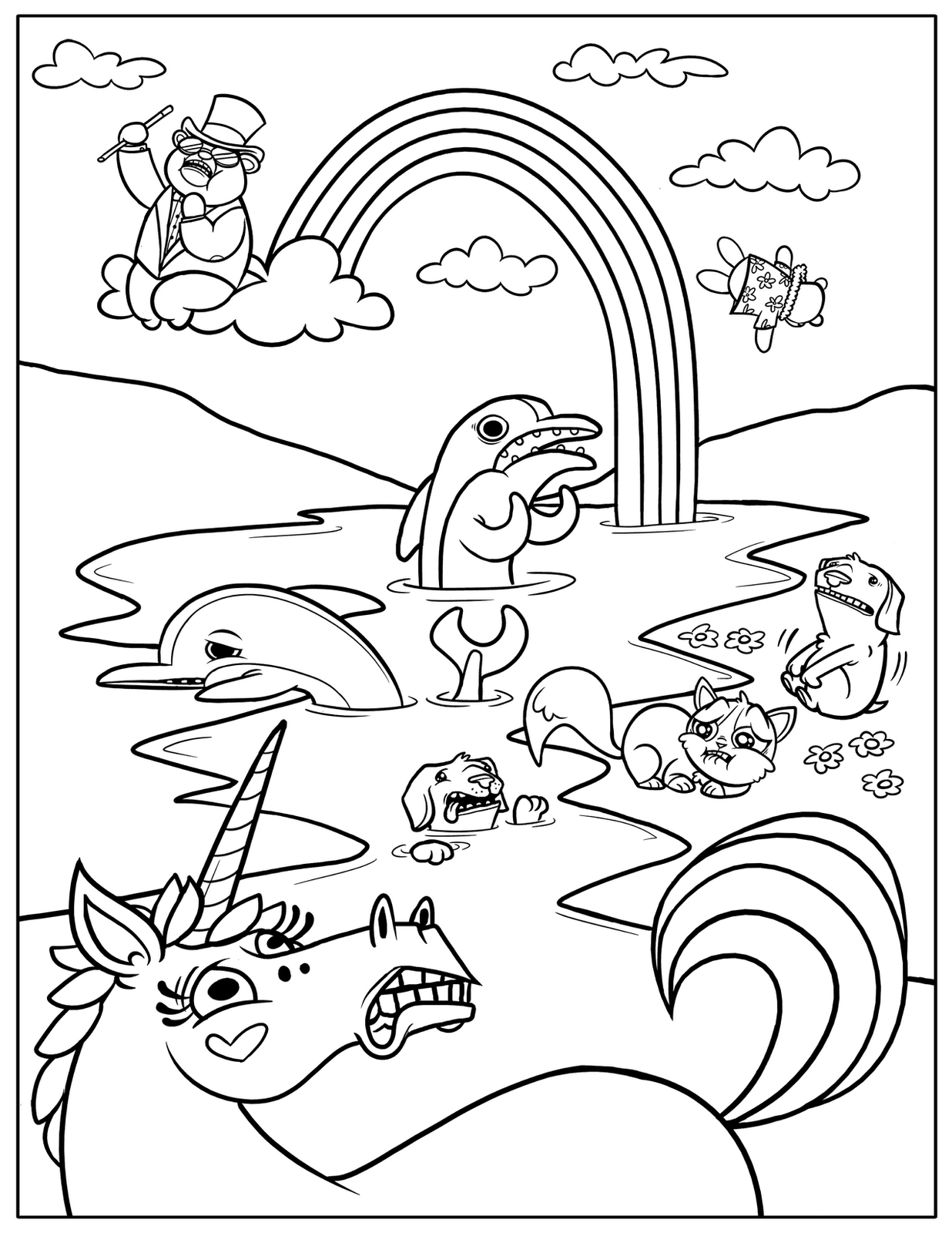 80 Printable Eat The Rainbow Coloring Pages 88