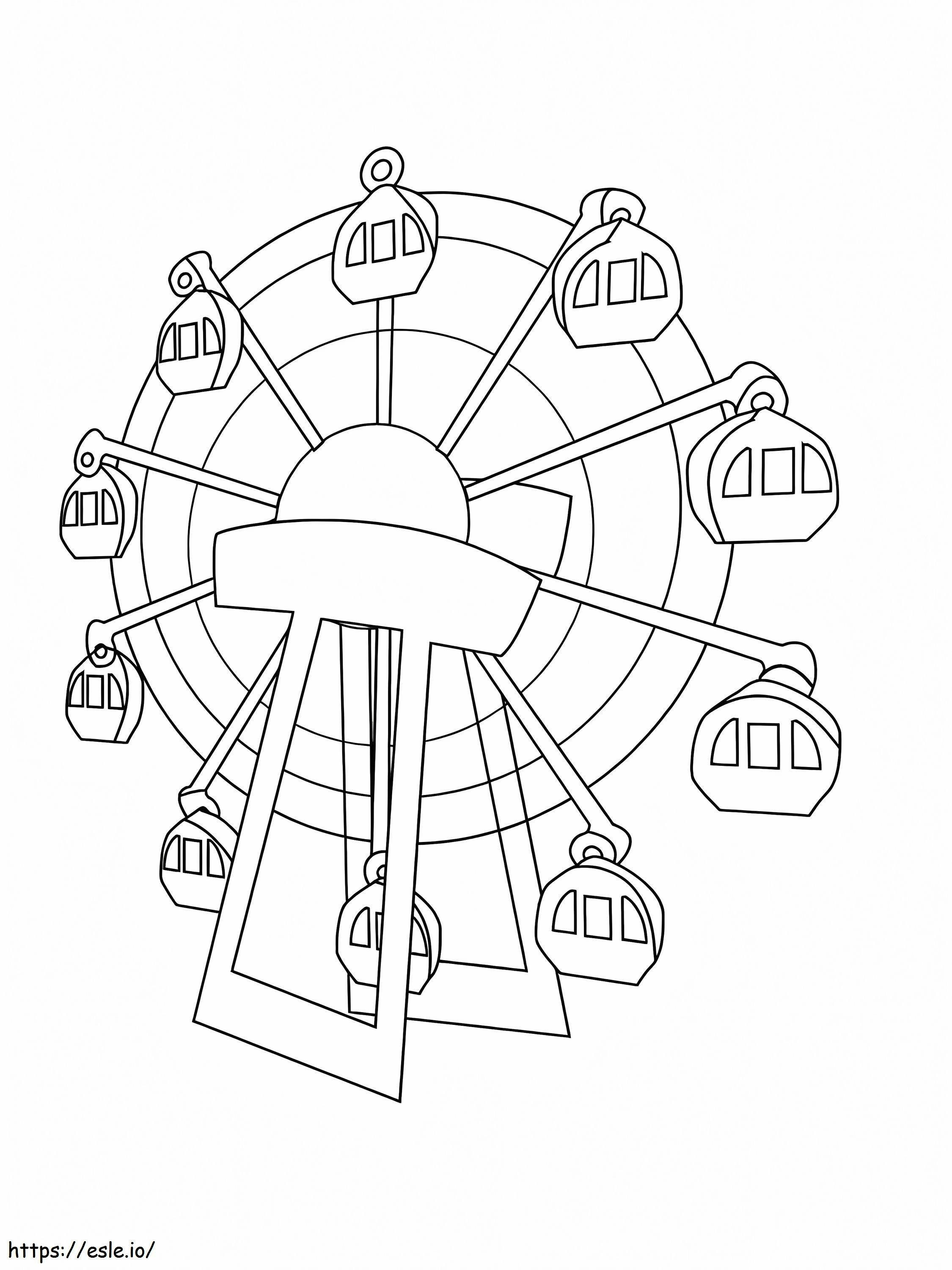 80 Printable Ferris Wheel Coloring Pages 6