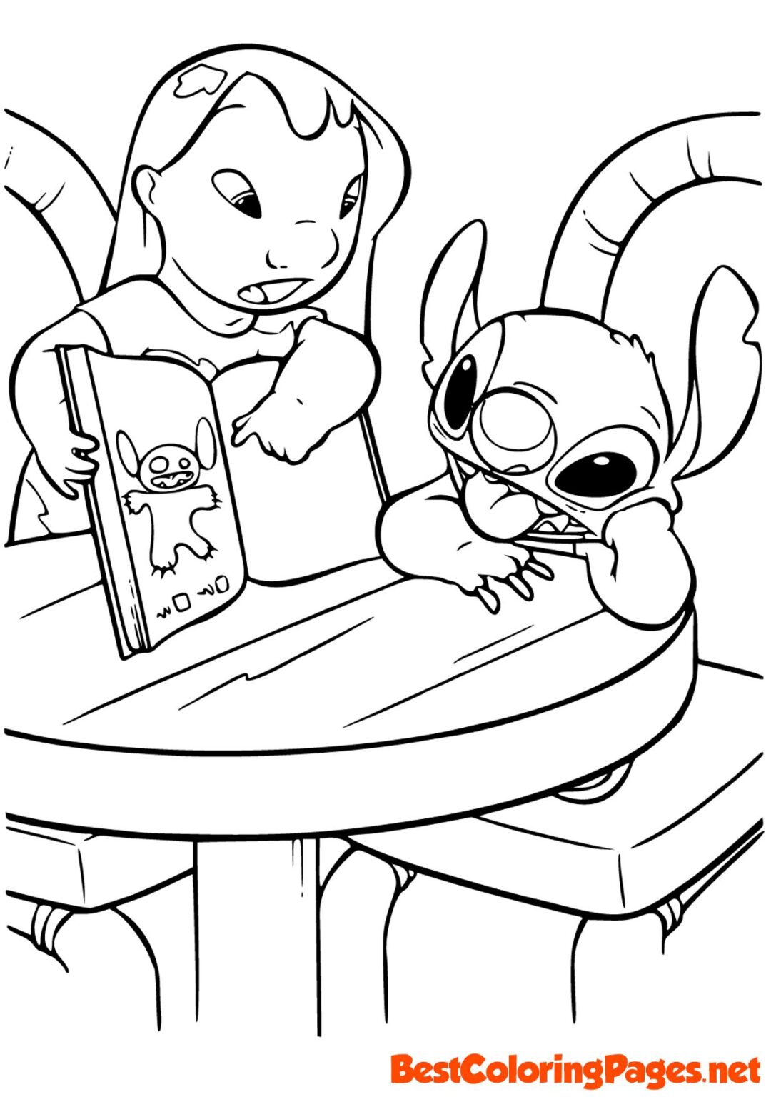 80 Printable Lilo Y Stitch Coloring Pages 18