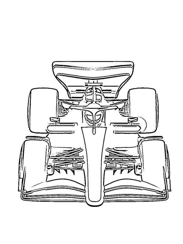 80 Printable Race Car Coloring Pages Formula 1 35