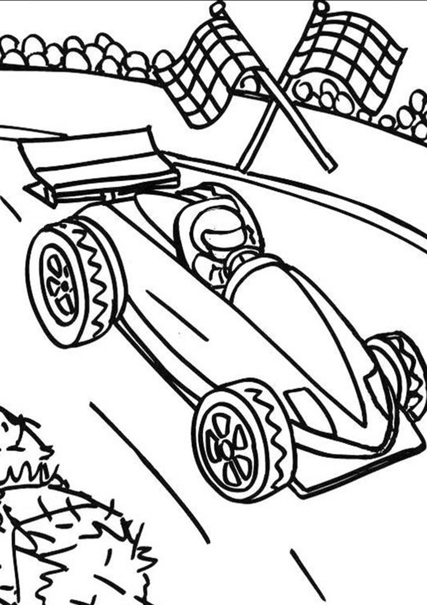 80 Printable Race Car Coloring Pages Formula 1 36