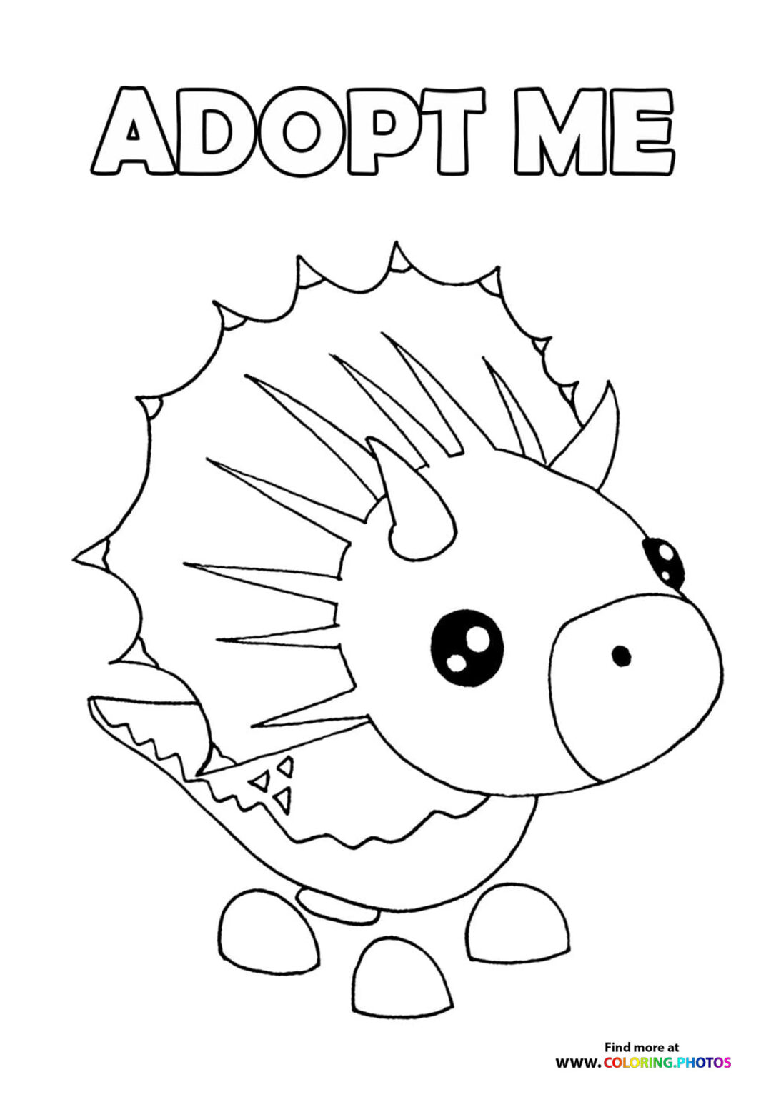 80 Printable Triceratops Coloring Pages For Kids 42